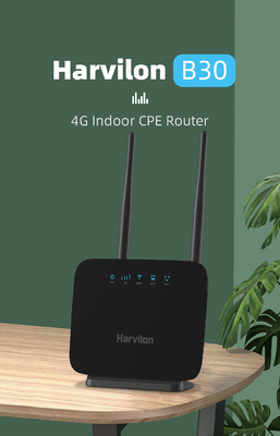 Routeur d'intérieur de CPE 4G du chat 4 avec Sim Card 1 1 LAN External Antenna blême
