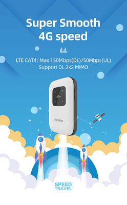 Appui portatif sans fil B12/B17/B28 du routeur CAT4 150Mbps de 4g MiFi