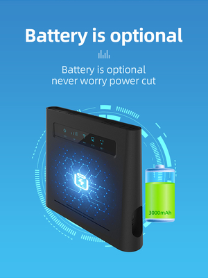 Routeur sans fil de CAT4 300Mbps 4G LTE avec bande de CPE Etats-Unis de Sim Card Slot la pleine