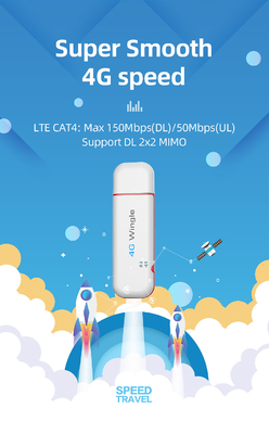 Boîtier de protection mobile sans fil Sim Card Portable Broadband Dongle de 150Mbps 4G USB