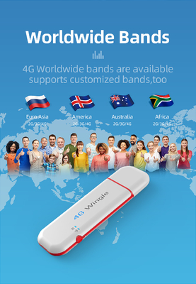 Boîtier de protection mobile sans fil Sim Card Portable Broadband Dongle de 150Mbps 4G USB