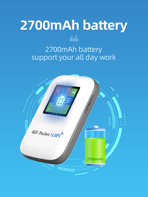 Le routeur 4G mobile de MIFI avec le modem de WiFi de poche de l'écran 2700mAh-3000mAh a ouvert