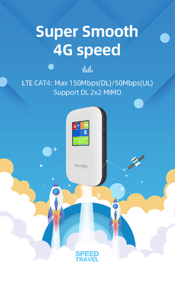Le routeur 4G mobile de MIFI avec le modem de WiFi de poche de l'écran 2700mAh-3000mAh a ouvert