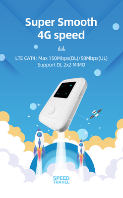 Routeur 4G de WiFi de poche d'opérateur de télécom avec SIM Card Slot