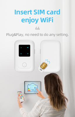 Routeur 4G de WiFi de poche d'opérateur de télécom avec SIM Card Slot
