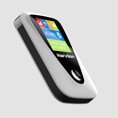 Routeur sans fil blanc 2.4GHz/5GHz 110 x 70 x 20mm de 4G LTE MiFi