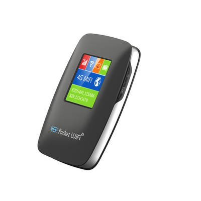 point névralgique mobile du routeur 150Mbps 4G WiFi de 2700mAh-3000mAh 4G Lte MiFi 15 dispositifs avec l'écran d'affichage à cristaux liquides