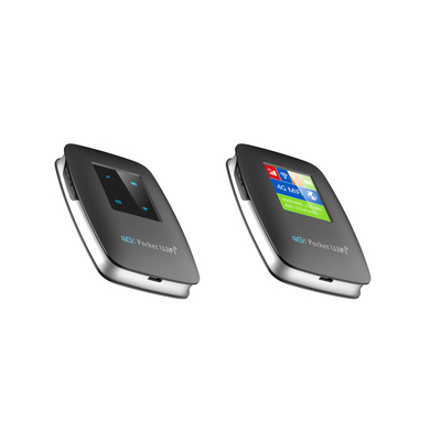 point névralgique mobile du routeur 150Mbps 4G WiFi de 2700mAh-3000mAh 4G Lte MiFi 15 dispositifs avec l'écran d'affichage à cristaux liquides
