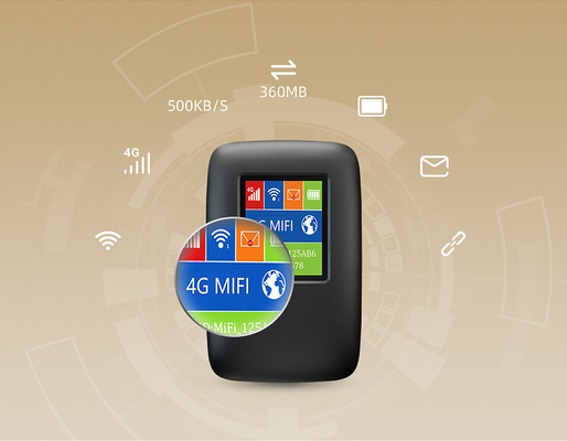 point névralgique sans fil de WIFI de routeur de 3000mAh 4G LTE MiFi avec la bande internationale d'écran d'affichage à cristaux liquides